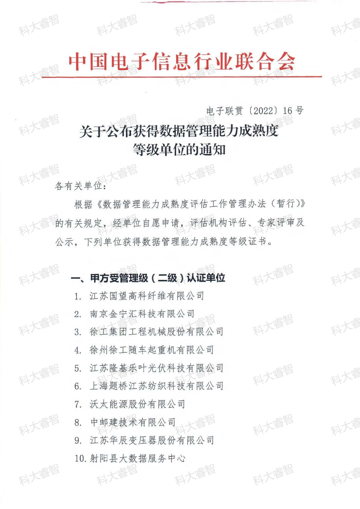 189家！科大睿智多家服務(wù)企業(yè)上榜第十六批DCMM獲證名單！-DCMM咨詢-DCMM申報(bào)條件